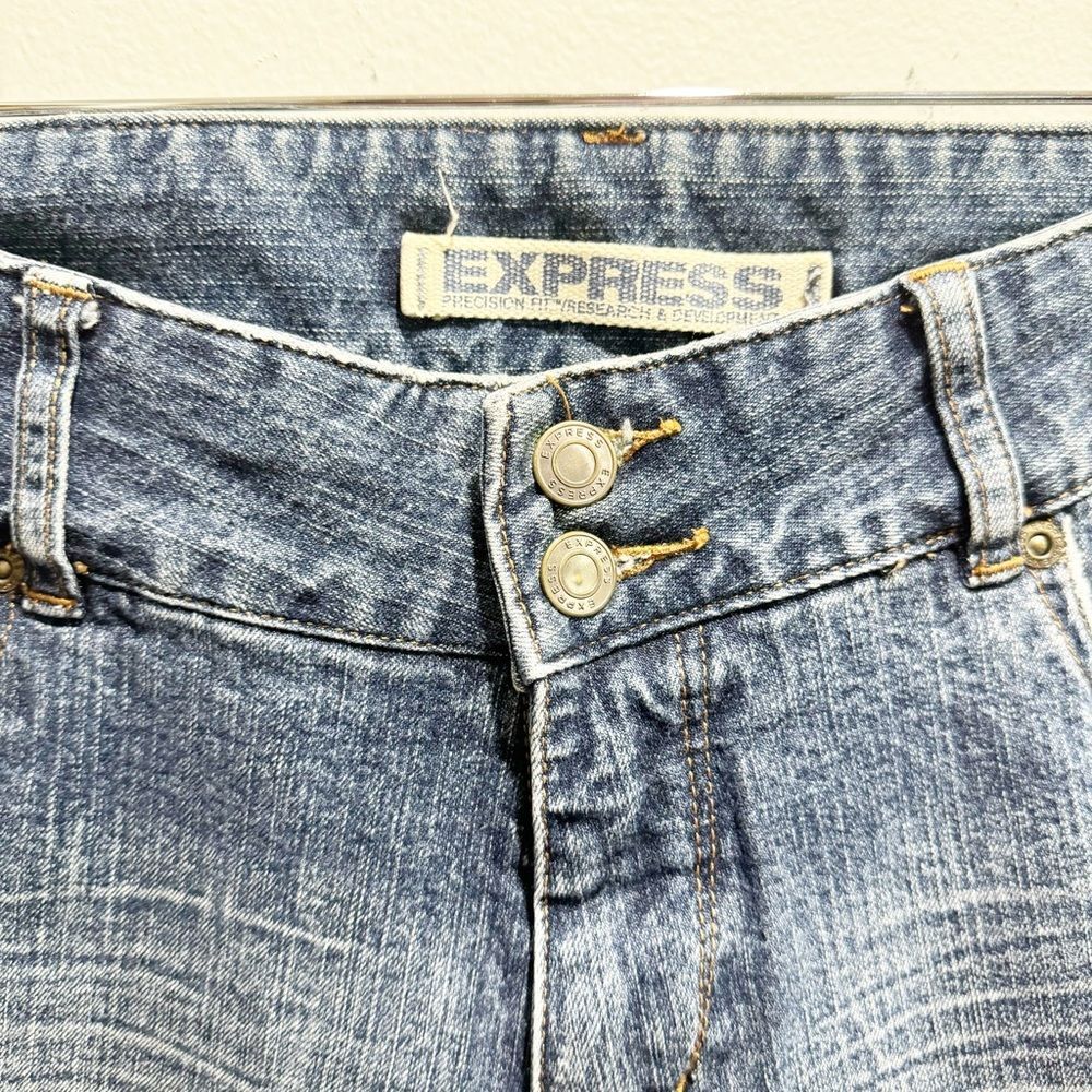 VINTAGE Y2K EXPRESS Precision Fit woman's bootcut denim jeans - Picture 6 of 11